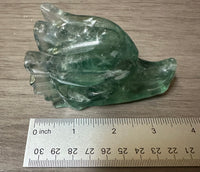 Fluorite Dragon Head Carving #2