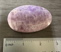 Amethyst Mixed with Stripe Agate Palm Stone #11