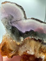 Fluorite Mixed Cube Pyrite & Acicular Slab #3