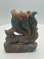 Trolleite Nine-Tailed Fox Carving