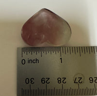 Candy Fluorite Carved Heart #10