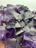 Dark Purple Fluorite Specimen – Melchor Muzquiz, Coahuila, Mexico