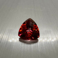 Salmon Topaz 10mm Trillion 4.10ct