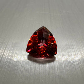 Salmon Topaz 10mm Trillion 4.10ct