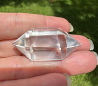 Natural Quartz Double Terminated Wand Point #12