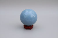 Baby Blue Angelite Sphere #4