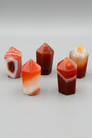 Mini Polished Carnelian Towers