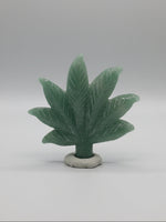 Green Aventurine Cannabis Leaf Carving #4