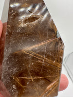 Gold Rutilated Quartz Point #8
