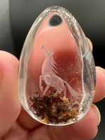 Beautiful Horse Garden Quartz Inner Scene Carving #3