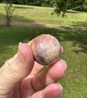 Sparkling Sunstone Sphere mixed with Moonstone #20