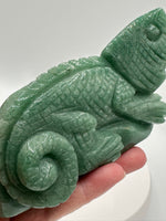 Green Aventurine Lizard Carving #2