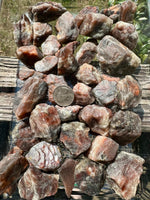 Rough Red Sunstone Specimens