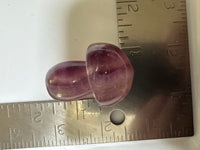 Colorful Fluorite Mushroom Carving #1