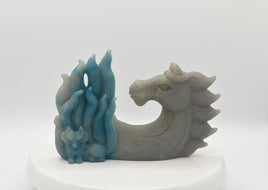 Unique Trolleite Nine-Tailed Fox and Horse Head