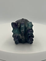 Fluorite Dragon Head Carving #6