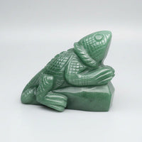 Green Aventurine Lizard Carving #1