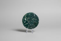 Moss Agate Polished Round Slice #40