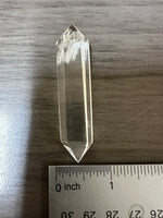 Natural Quartz Double Terminated Wand Point #16