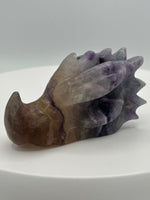Fluorite Dragon Head Carving #21