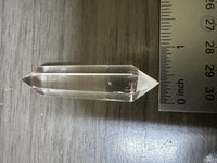Natural Quartz Double Terminated Wand Point #13