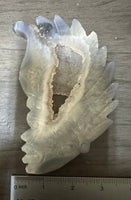 Druzy Agate Geode Carved Native American #6