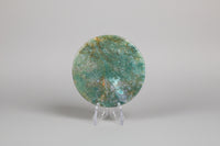 Moss Agate Polished Round Slice #12