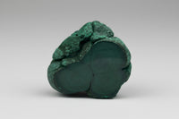 Malachite Polished Top with Rough Bottom