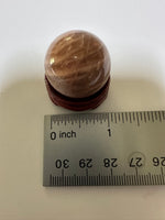 Sparkling Sunstone Sphere mixed with Moonstone #14