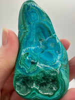 Polished Malachite,Chrysocolla Freeform Zaire, Africa #10