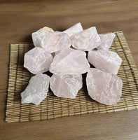 Raw Rose Quartz Lovely Shades of Pink