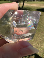 Garden Quartz Free Form with Rainbows #19