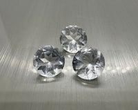Crystal Quartz 9mm Round Cut