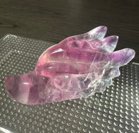 Fluorite Dragon Head Carving #4