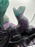 Rainbow Fluorite Nine-Tailed Fox