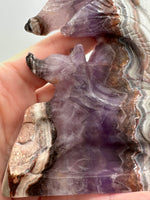 Amethyst Lace Agate Nine-Tailed Fox #7