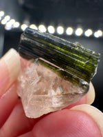 Natural Quartz with Green Tourmaline Crystal – Minas Gerais, Brazil Mineral Specimen