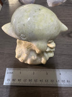 Lantian Jade Carved Dolphin #2