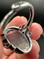 Vintage Style Carnelian Stainless Steel Adjustable Ring #3
