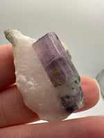 Scapolite in Calcite Matrix from Afghanistan Specimen