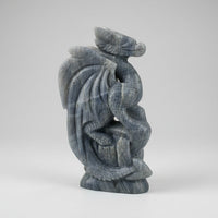 Labradorite Dragon Castle Carving