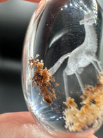 Beautiful Wolf Garden Quartz Inner Scene Carving #2