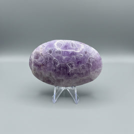 Amethyst Mixed with Stripe Agate Palm Stone #11