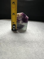 Feather Fluorite Free Form with Rainbows #3