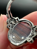Vintage Style Carnelian Stainless Steel Adjustable Ring #3