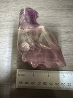Fluorite Dragon Head Carving #18