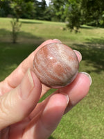 Sparkling Sunstone Sphere mixed with Moonstone #19