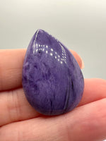 Charoite Pear Shape Cabochon Good Quality #1