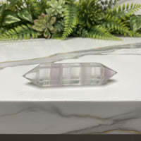 Yttrium Fluorite Double Terminated Wand Scepter #6