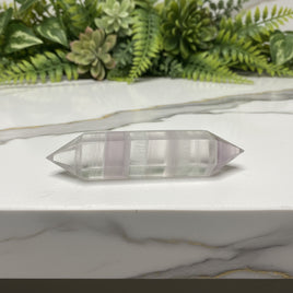 Yttrium Fluorite Double Terminated Wand Scepter #6